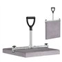 Lève-dalle LANGFIT avec poignée extra-longue - Modèle 30-50 cm - Dos et hanches préservés ! - Capacité portante jusqu’à 60 kg -