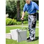 Lève-dalle LANGFIT avec poignée extra-longue - Modèle 30-50 cm - Dos et hanches préservés ! - Capacité portante jusqu’à 60 kg - 