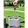 Lève-dalle LANGFIT avec poignée extra-longue - Modèle 30-50 cm - Dos et hanches préservés ! - Capacité portante jusqu’à 60 kg - 