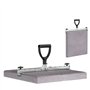 Langfit Lève-dalle LANGFIT avec poignée normale - Modèle 20-50 cm - Capacité portante jusqu'à 60 kg - Made in Germany - MS-PH205