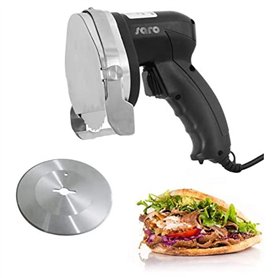 Saro Couteau de découpe professionnel électrique 418-1020 ED 100 pour Döner Kebab et Gyros