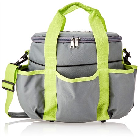 Kerbl Pet Sac de toilettage Anthracite/Pistache 27x22x22cm