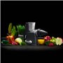 Lurch Base&Soul 200510 Extracteur de jus manuel à froid pour herbe de blé, légumes et fruits, à l'aide de manivelle, gris/blanc