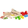 Playtastic Circuit à Billes en Bois 50 pièces