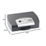 Coffre-fort de voyage en acier pour documents A4 avec serrure électronique [XCase]