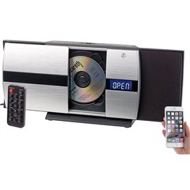 auvisio Lecteur CD Vertical : chaîne stéréo Verticale avec Bluetooth