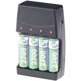 Chargeur 2 en 1 pour accus et piles alcalines [Revolt]