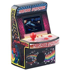 MGT Mobile Games Technology Mini borne d'arcade 8 Bits avec 200 Jeux et écran LCD Couleur