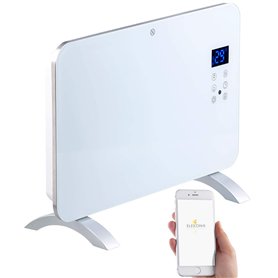 Chauffage à convection connecté 1000 W compatible avec commande vocale EHZ-1000 [Sichler]