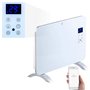 Chauffage à convection connecté 1000 W compatible avec commande vocale EHZ-1000 [Sichler]