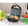Appareil à croque-monsieur 800 W avec fonctions gaufrier et grill de table [Rosenstein & Söhne]