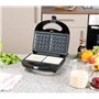 Appareil à croque-monsieur 800 W avec fonctions gaufrier et grill de table [Rosenstein & Söhne]