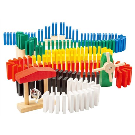 Playtastic Kit de Dominos colorés 480 pièces