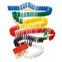 Playtastic Kit de Dominos colorés 480 pièces