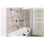 Vileda 157233 Séchoir baignoire en Acier 67 x 8 x 141 cm Blanc