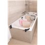 Vileda 157233 Séchoir baignoire en Acier 67 x 8 x 141 cm Blanc