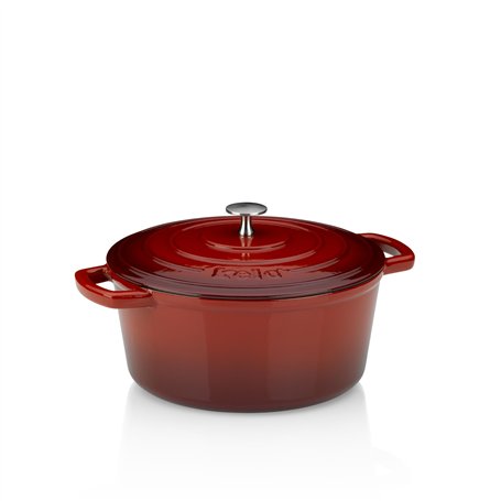 Kela 11948 Cocotte en Fonte Emaillée Ronde