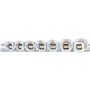 BGS 1105 | Jeu de douilles speciales, fendues | 10 mm (3/8") | 10 - 19 mm | 7 pièces