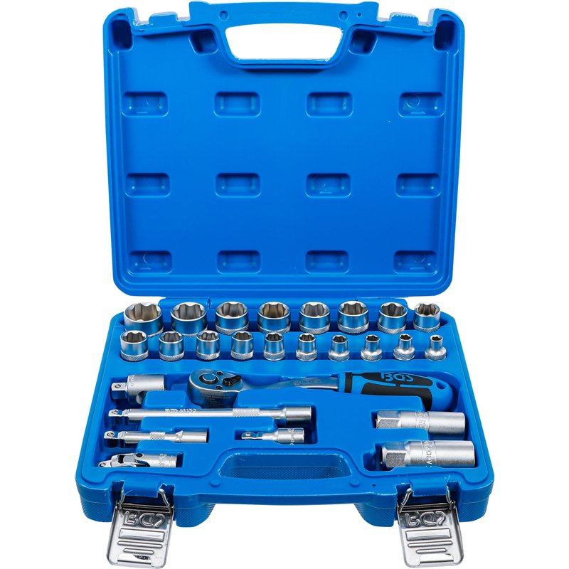 BGS 2227 | Coffret de Douilles à profil ondulé | 10 mm (3/8