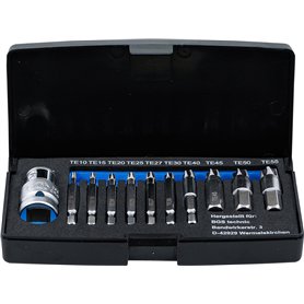BGS 9170 | Jeu d'extracteurs de vis | pour profil T défectueux (pour Torx) T10 - T55 | 11 pièces