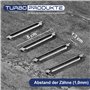 TURBO PRODUKTE Set de 4 Lames de Rechange Originales pour Économe Turbo et Économes d'Autres Marques | Acier Inoxydable Robuste 