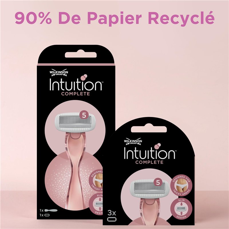 Image secondaire de Wilkinson Sword - Set de 6 Intuition Complete - Set de 6 Lames de Rasoir pour Femme 6 Unités