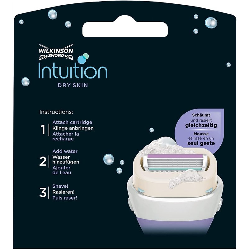 Image secondaire de Wilkinson Sword Lames Intuition 2en1Dry Skin x3