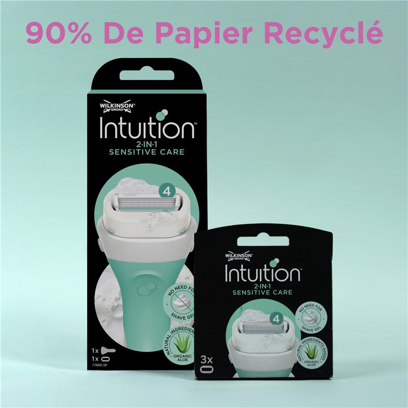 Image secondaire de Wilkinson Sword - Intuition Sensitive Care - pack de lames x6