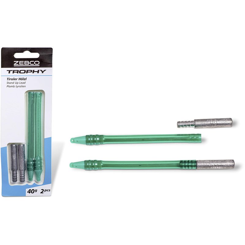 Zebco Trophy de qualité en Bois du Tyrol - Plomb de Base - Accessoire de pêche - Divers - 80 g