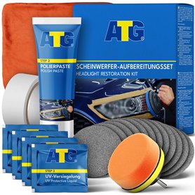 ATG® Renovateur phare voiture - Kit rénovation phare voiture pour une clarté durable et une visibilité optimale - Kit renovation
