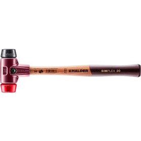 Halder Simlpex EH 3026 Maillet en Caoutchouc/Plastique 30 mm