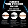 Halder Simlpex EH 3026 Maillet en Caoutchouc/Plastique 30 mm