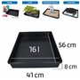 SW-Stahl 07376L Bac collecteur universel en plastique 56 x 43 x 8,5 cm Capacité 16 l Fabriqué en Allemagne