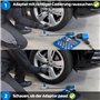 SW-Stahl 02383L-4 Adaptateur d'antivol de jante 524 I Convient pour VW I Déverrouillage des serrures de jante I Outil de démonta