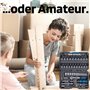 SW-Stahl 07748L Jeu de clés à douille hexagonales 1/4" - Coffret à outils 48 pièces - Petite boîte à cliquet pour voiture - Boît