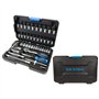 SW-Stahl 07748L Jeu de clés à douille hexagonales 1/4" - Coffret à outils 48 pièces - Petite boîte à cliquet pour voiture - Boît