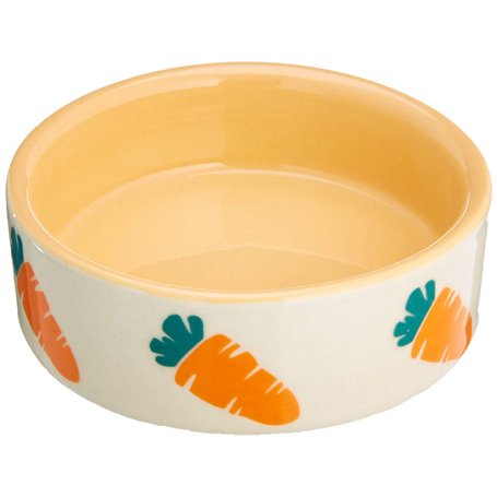 Nobby Bol céramique Carotte Rongeur Beige Orange Ø 7