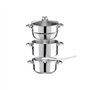 Haushalt International Extracteur de jus en acier inoxydable