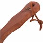 Redecker Brosse à vêtements en bois de poirier huilé et poils noirs solides