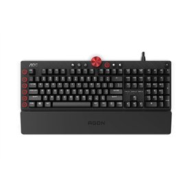 Agon by AOC AGK700 Clavier de jeu - Disposition française - Commutateurs rouges Cherry MX - Anti-ghosting - Logiciel AOC G-Tools