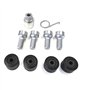 Volkswagen 000071597D Lot de 4 boulons de roue M14 antivol de roue
