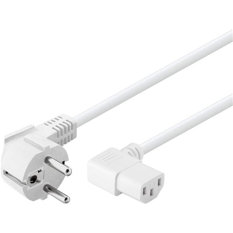 Goobay 96043 Câble d'alimentation coudé pour appareils froids tel que PC