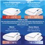 Böhmerwald 289601-10 Édredon pour enfant avec duvet et plumettes 100 x 135 cm (Blanc)