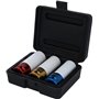 KS Tools - 515.1005 - Jeu de 3 douilles à chocs - 17-19-21 mm - douilles pour jantes aluminium