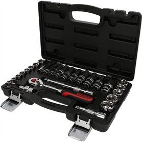 KS Tools 918.0627 Coffret de douilles 3/8" - CHROMEplus - 27pcs