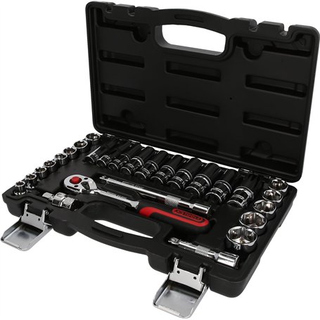 KS Tools 918.0627 Coffret de douilles 3/8" - CHROMEplus - 27pcs