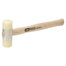 KS TOOLS 140.5212 Maillet à embout nylon 340g - tête Ø35mm - avec manche frêne galbé Multicolore Taille Unique