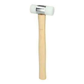KS TOOLS Maillet à embout nylon 200g - tête Ø28mm - avec manche frêne galbé Multicolore