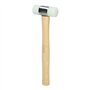KS TOOLS Maillet à embout nylon 200g - tête Ø28mm - avec manche frêne galbé Multicolore