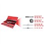 KS TOOLS 331.0654 - Coffret De Jeux De Tarauds Et Filières - Avec Mallette De Rangement Rouge En Acier Anti-Rouille - Outtilage 